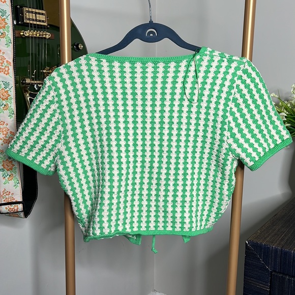 Tie-up Crop Cardigan - Picture 4 of 4